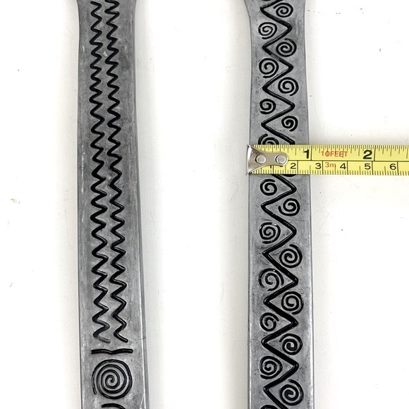 Wilton Armetale Reggae Pewter Serving Fork & Spoon - Picture 10 of 16